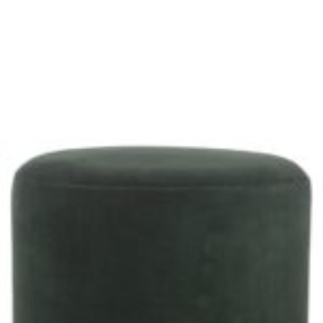 Emerald Upholstered Footstool | Solid Mango Wood Base | Compact Accent Seating