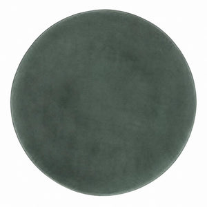 Emerald Upholstered Footstool | Solid Mango Wood Base | Compact Accent Seating