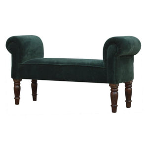 Emerald Velvet Bench | Distinctive Detail | Versatile Home Furniture