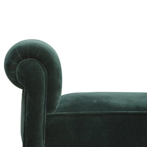 Emerald Velvet Bench | Distinctive Detail | Versatile Home Furniture
