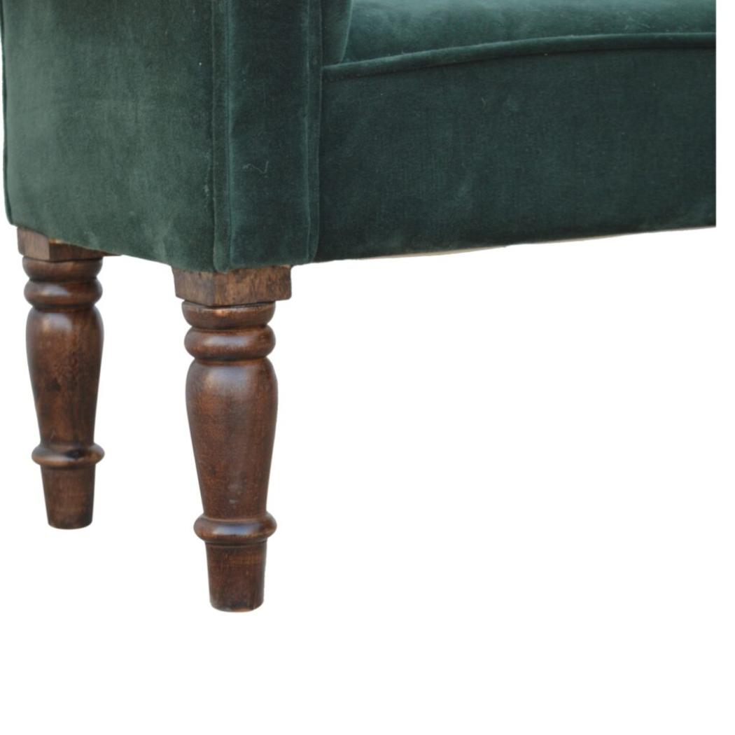 Emerald Velvet Bench | Distinctive Detail | Versatile Home Furniture