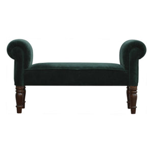 Emerald Velvet Bench | Distinctive Detail | Versatile Home Furniture