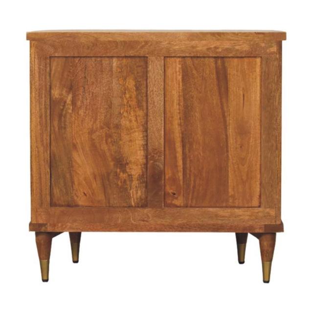Emerson Ribbed 4 Drawer Chest | Wooden Bedroom Storage | Textured Chest of Drawers