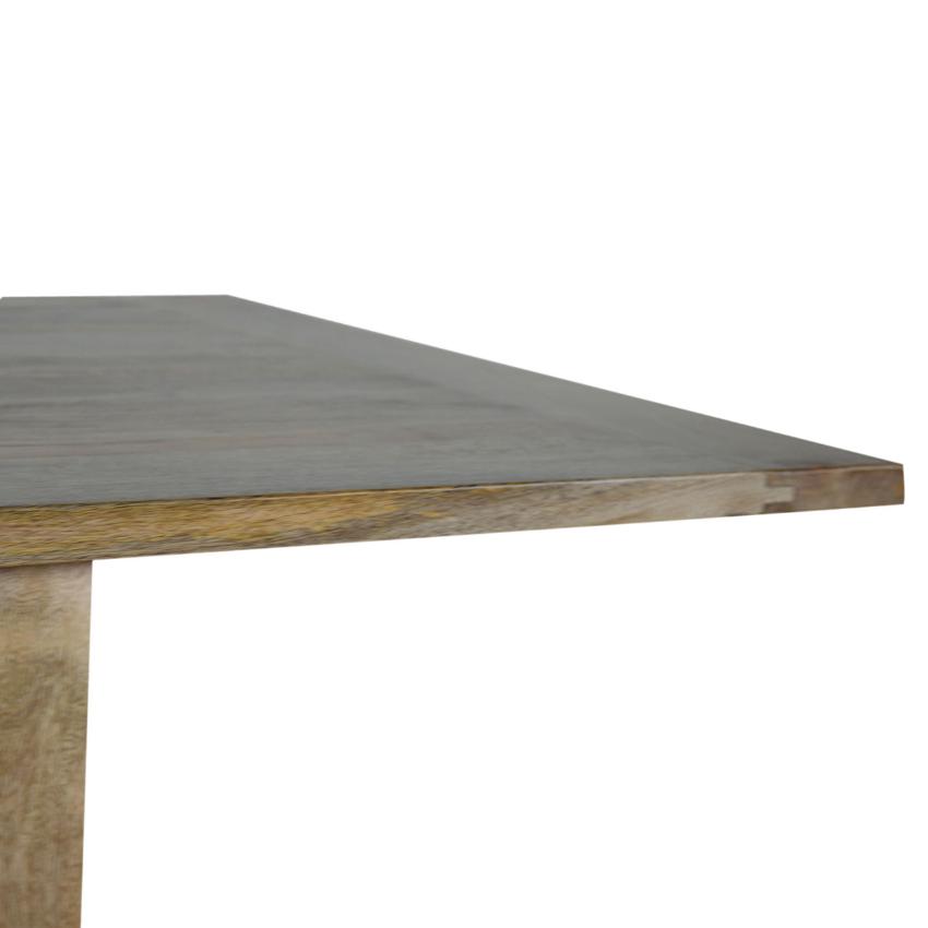 Extendable Butterfly Dining Table | Solid Mango Wood | Oak Finish | 4 to 6 Seat Dining Table