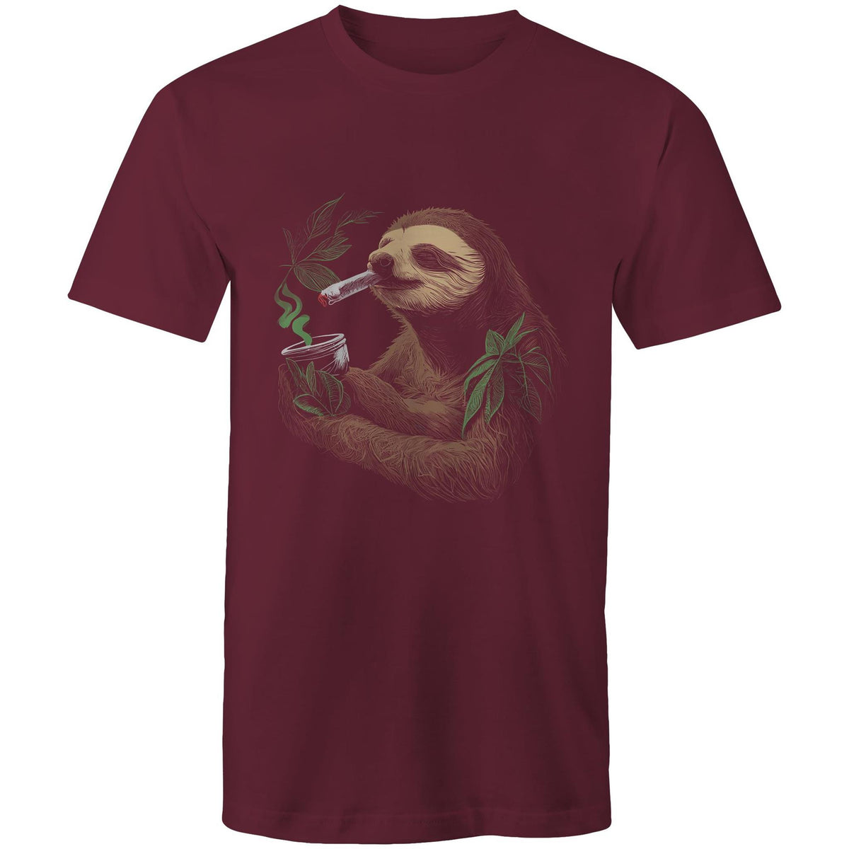 Men's Smoking Sloth T-shirt