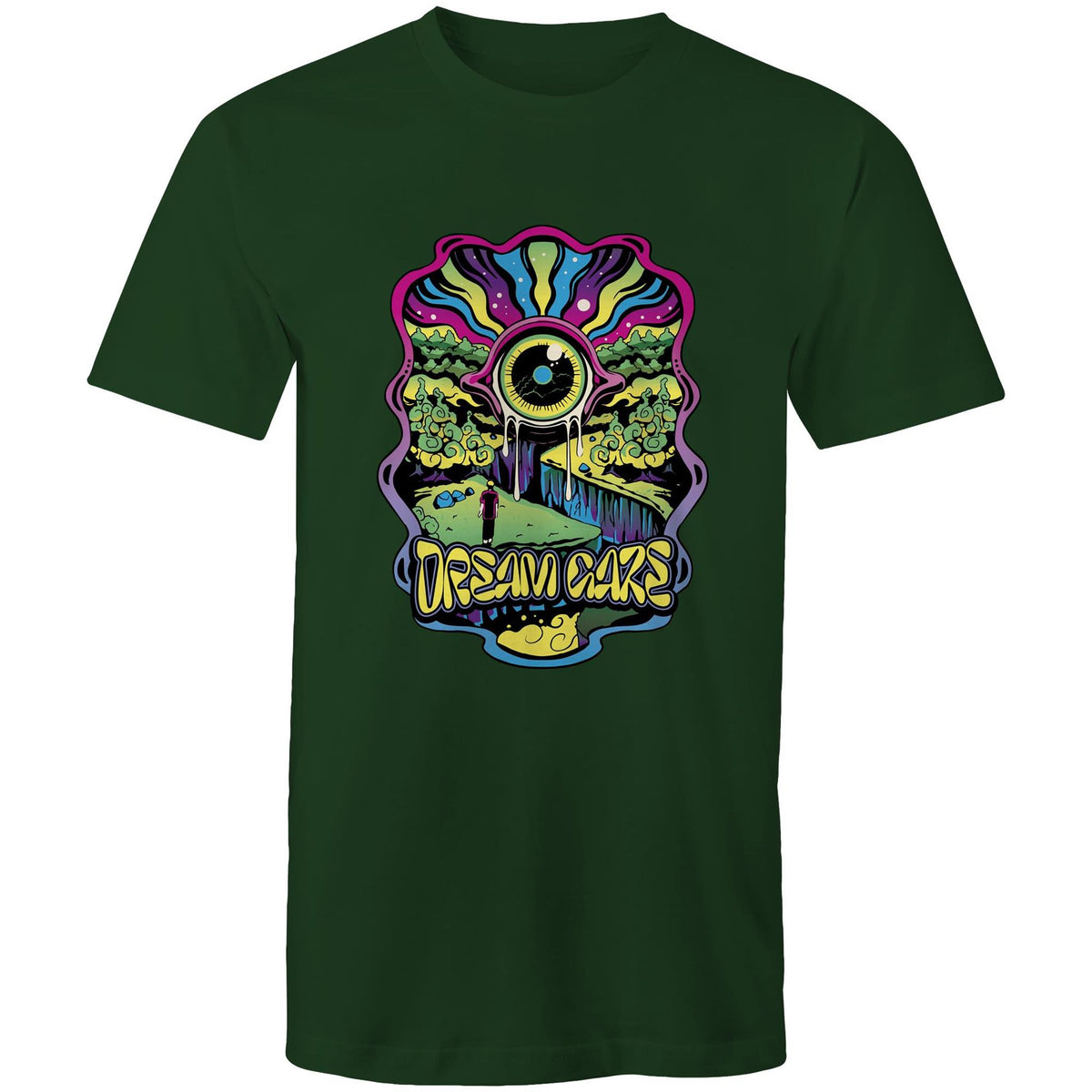 Men's Psychedelic Eye Forest T-shirt