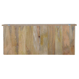 Floating Coat Rack | 3 Shelves | Wall-Mounted Entryway Storage