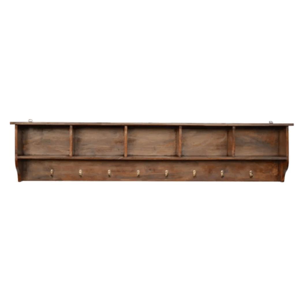 Floating Hook Storage Unit | Wall-Mounted Storage | Compact Organisation