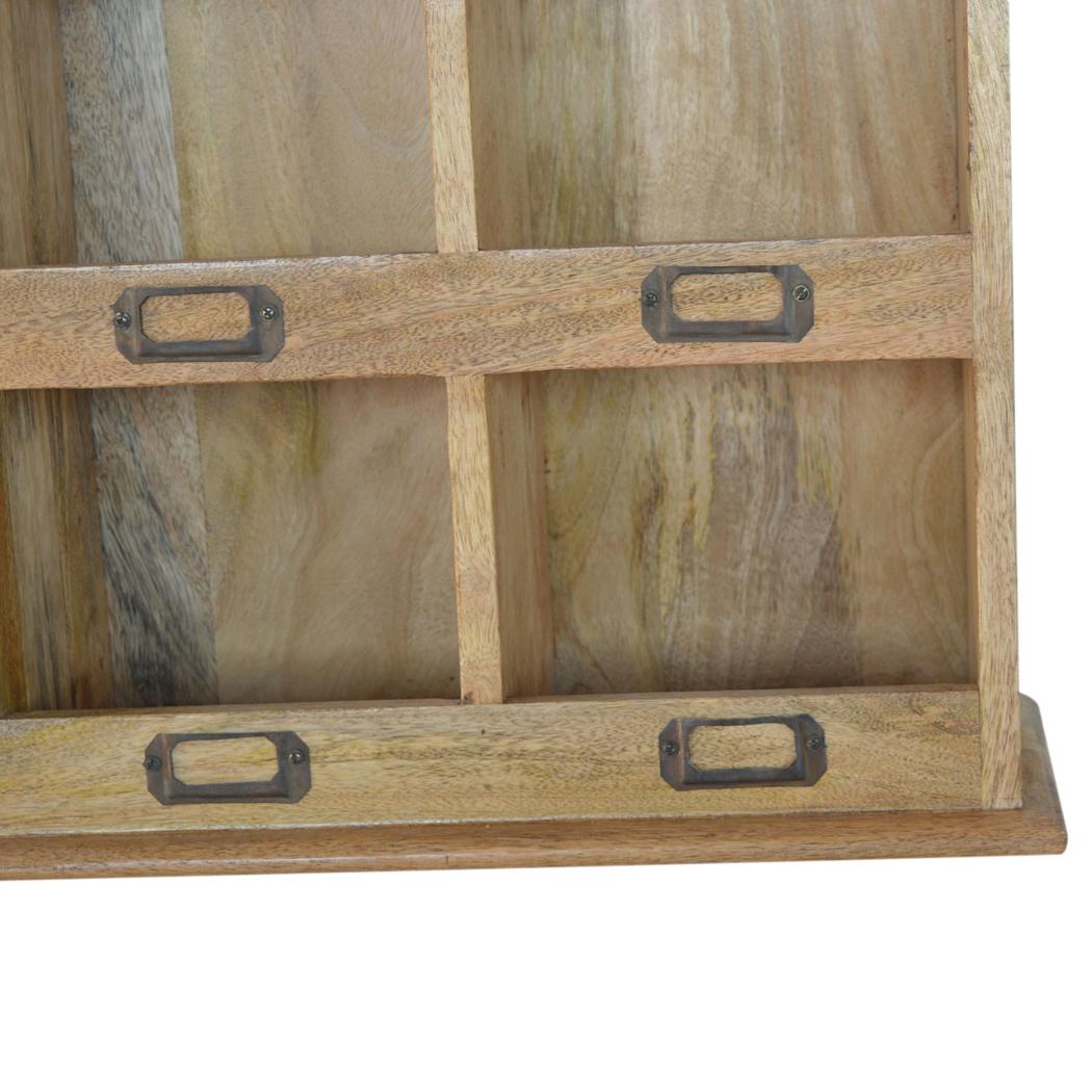 Floating Storage Unit | 9 Open Slots | Wall-Mounted Organiser