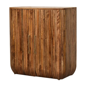 Fluted Curve Cabinet | Textured Detail | Sculptural Storage Furniture