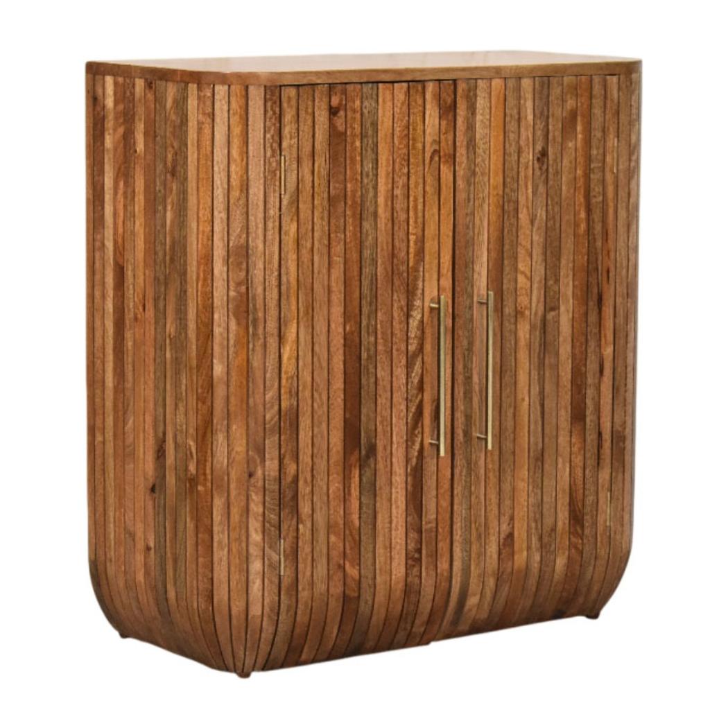 Fluted Curve Cabinet | Textured Detail | Sculptural Storage Furniture