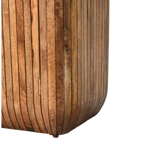 Fluted Curve Cabinet | Textured Detail | Sculptural Storage Furniture