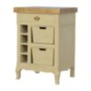 French-Style Cabinet | Cream Finish | Classic Storage