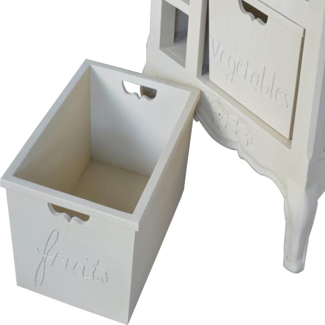 French-Style Cabinet | Cream Finish | Classic Storage