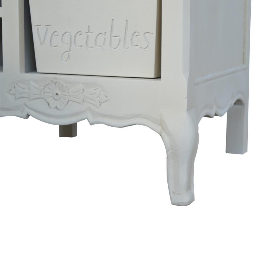 French-Style Cabinet | Cream Finish | Classic Storage