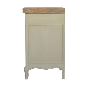 French-Style Cabinet | Cream Finish | Classic Storage