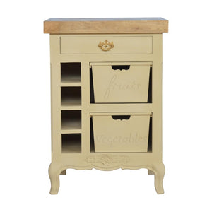 French-Style Cabinet | Cream Finish | Classic Storage