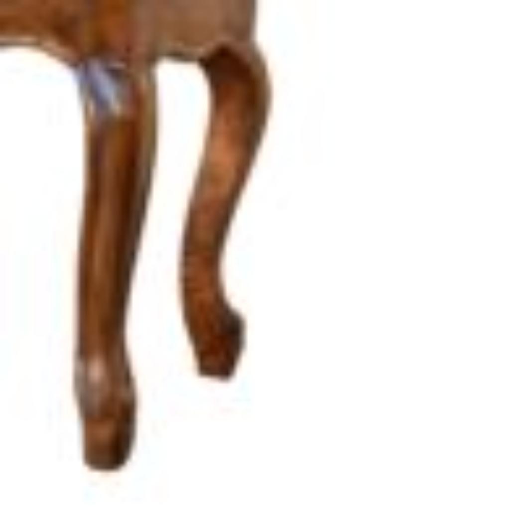 French-Style Chestnut Stool Set | Chestnut Finish | Coordinated Accent Seating