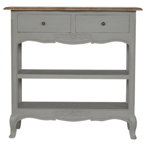 French Style Console Table | Solid Mango Wood | Classic Hallway Furniture