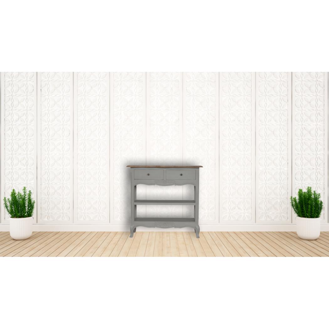 French Style Console Table | Solid Mango Wood | Classic Hallway Furniture