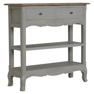 French Style Console Table | Solid Mango Wood | Classic Hallway Furniture