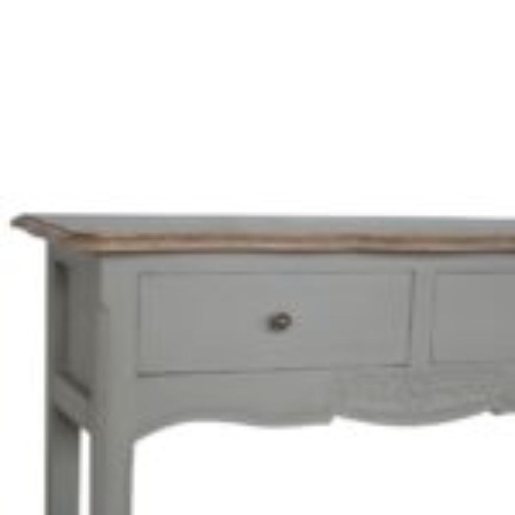French Style Console Table | Solid Mango Wood | Classic Hallway Furniture