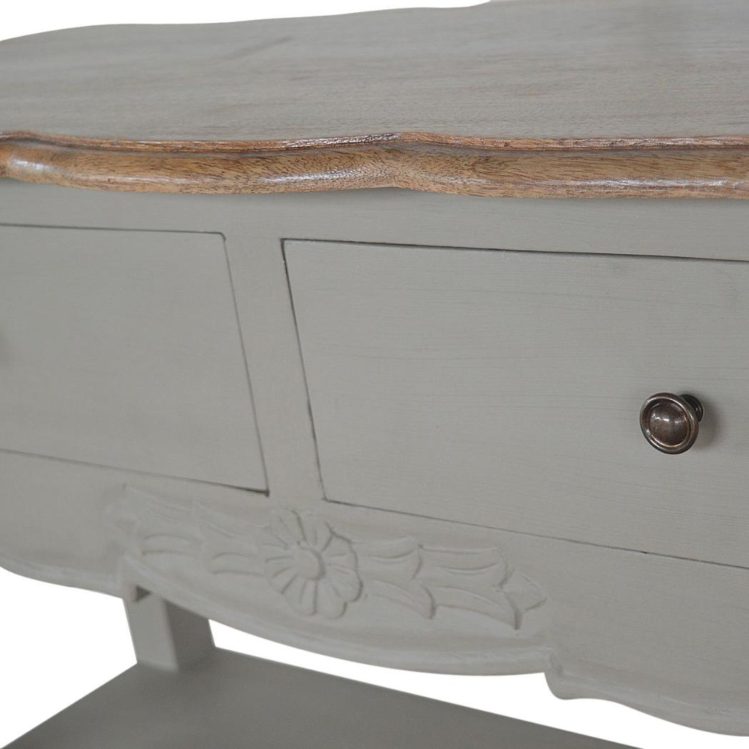 French Style Console Table | Solid Mango Wood | Classic Hallway Furniture