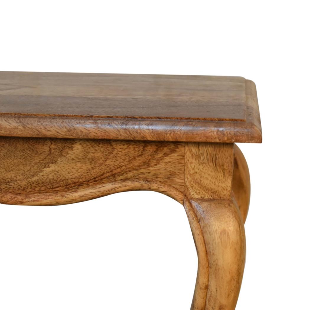 French-Style Stool Set | Oak-Inspired Finish | Coordinated Accent Seating