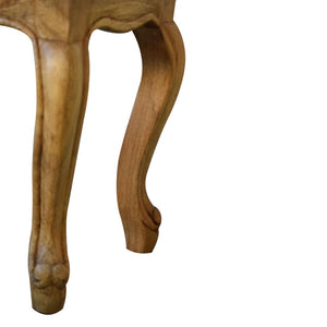 French-Style Stool Set | Oak-Inspired Finish | Coordinated Accent Seating