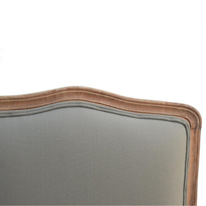 French Style Upholstered Armchair | Classic Accent Chair | Refined Living Room Seating