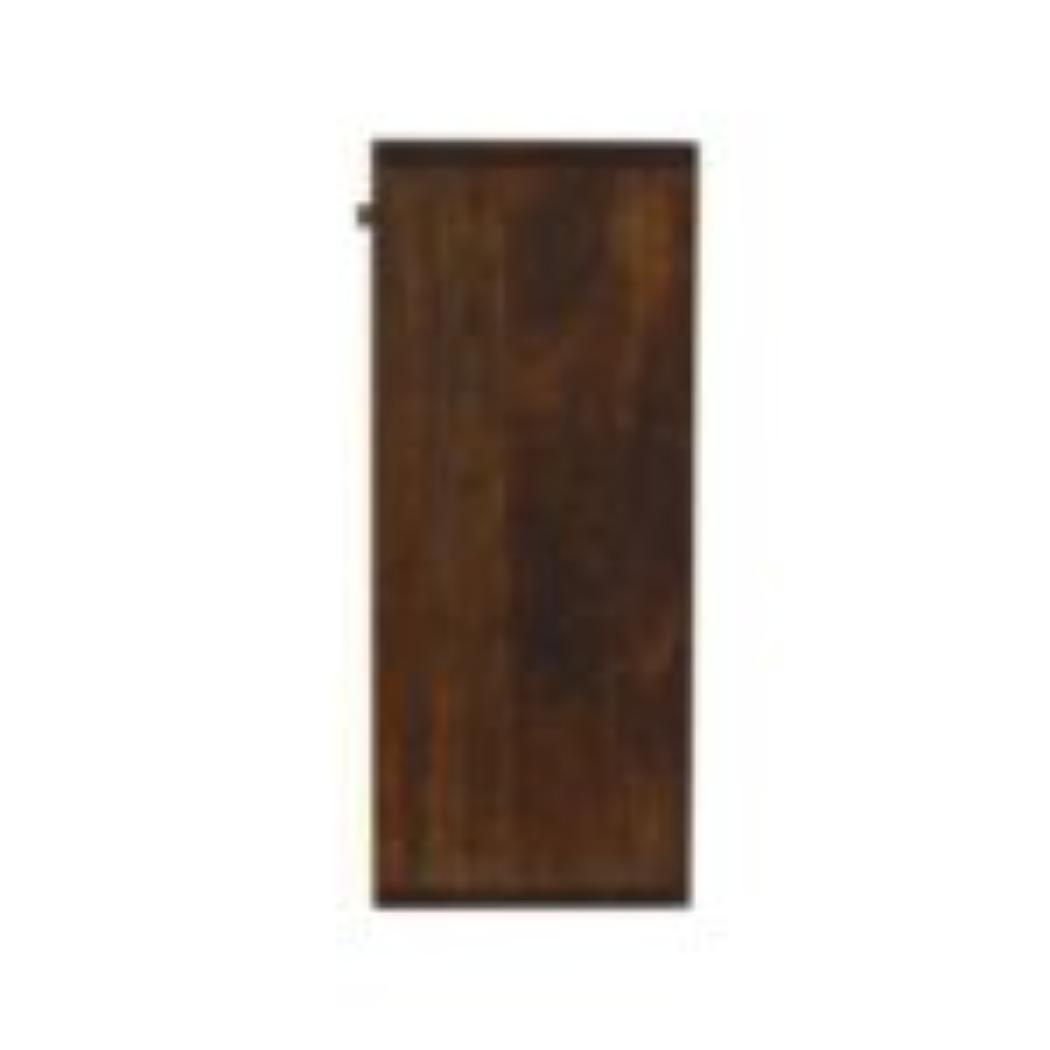 Geo Flip-Down Writing Desk | Solid Mango Wood | Brass Detail | Space-Saving Workspace