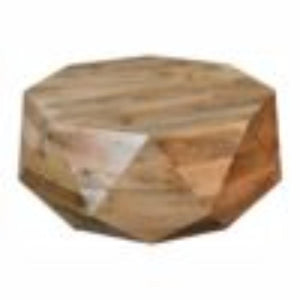 Geo Solid Wood Coffee Table | Geometric Design | Natural Timber