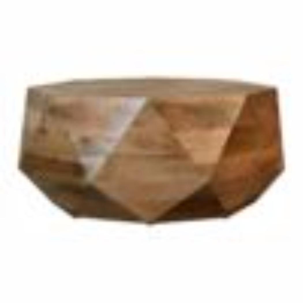 Geo Solid Wood Coffee Table | Geometric Design | Natural Timber