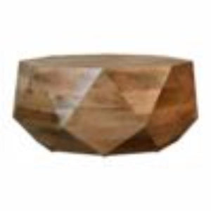 Geo Solid Wood Coffee Table | Geometric Design | Natural Timber