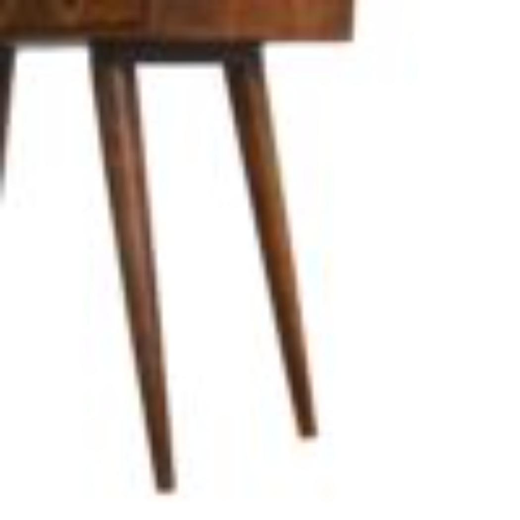 Geometric Console Table | Brass Finish | Sculptural Hallway Design