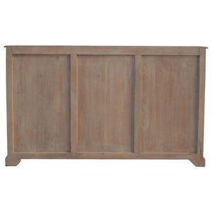 Glazed Carved Media Unit | Decorative Finish | Textured TV Storage