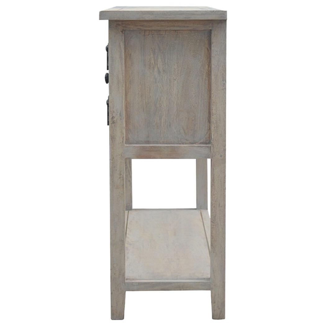 Glazed Console Cabinet | 2 Doors & 4 Drawers | Display Storage