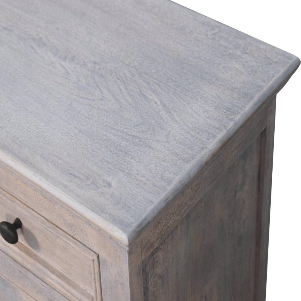 Glazed-Door Cabinet | Stone Finish | Display & Storage