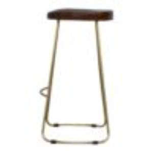 Gold Iron Bar Stool | Metal Frame | Modern Kitchen Seating