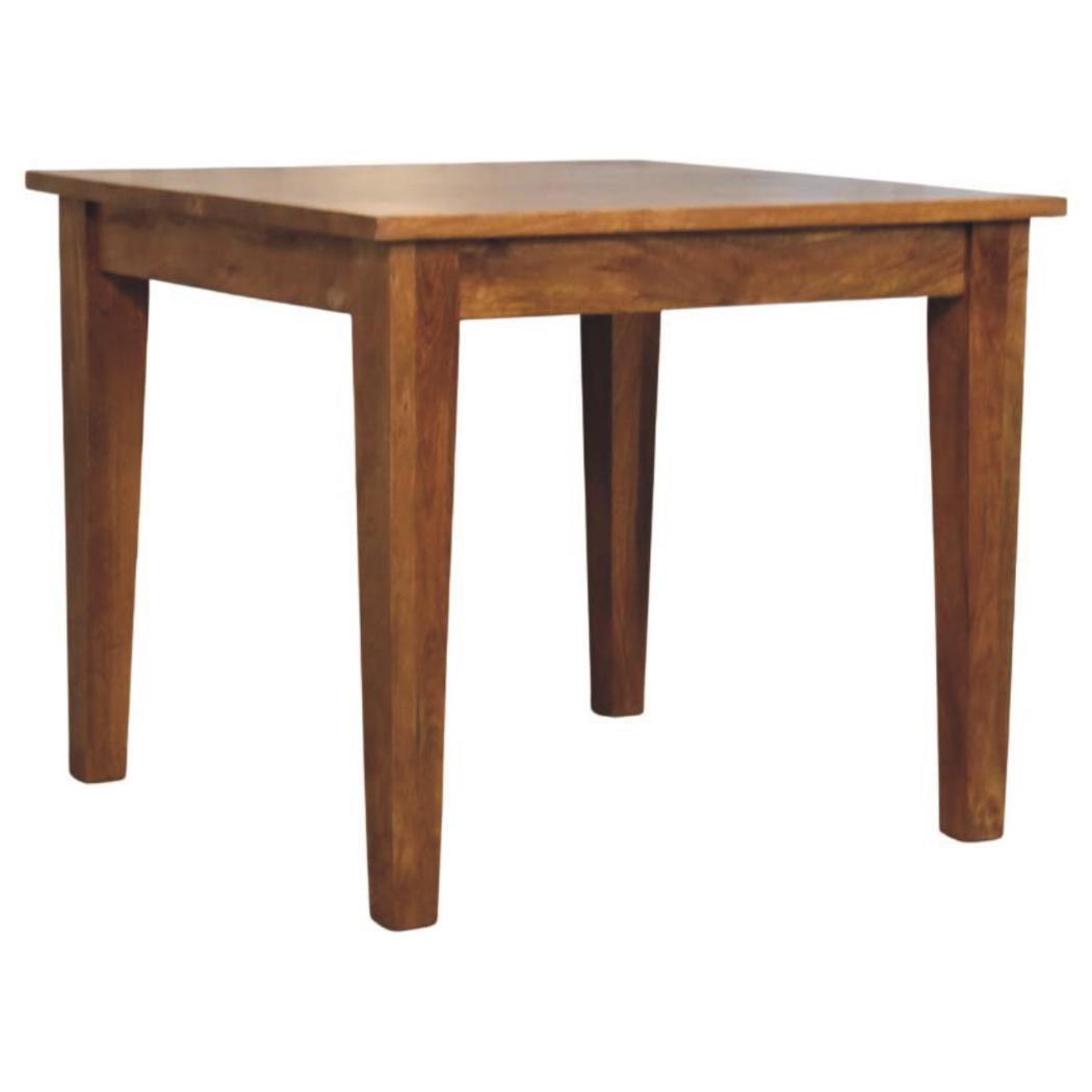 Golden Teak Solid Wood Dining Table | Timeless Family Dining