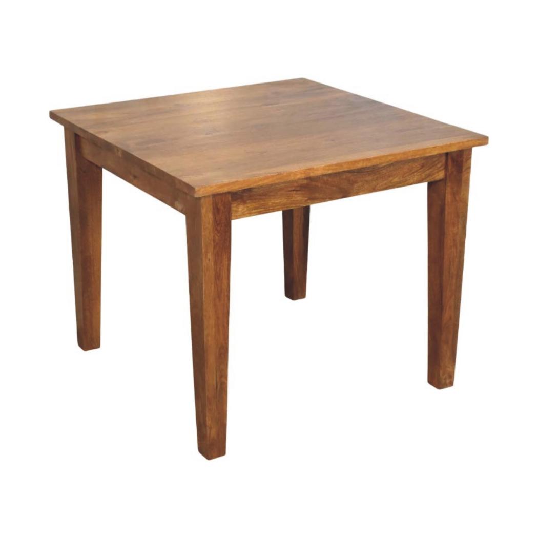 Golden Teak Solid Wood Dining Table | Timeless Family Dining