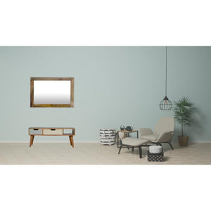 Gradient Drawer Mango Wood Media Unit | 2 Drawers | Open Shelf