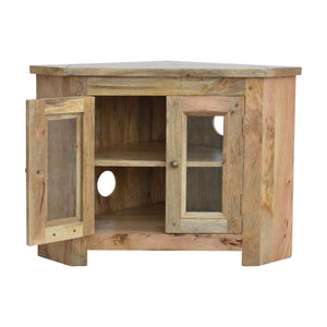 Granary 2 Door Corner TV Cabinet | Space Smart Design | Living Room Storage