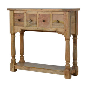Granary 4 Drawer Console Table | Practical Storage | Hallway and Living Room Furniture