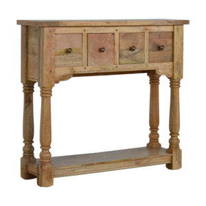 Granary 4 Drawer Console Table | Practical Storage | Hallway and Living Room Furniture