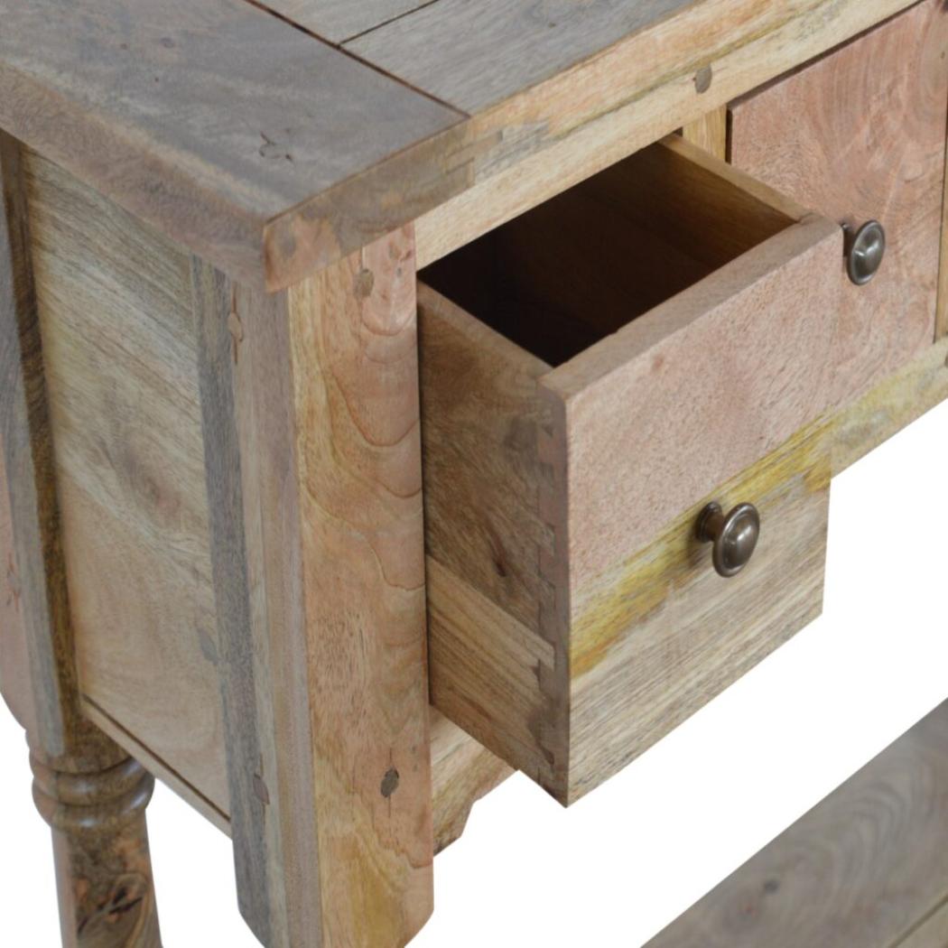 Granary 4 Drawer Console Table | Practical Storage | Hallway and Living Room Furniture