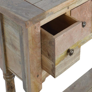 Granary 4 Drawer Console Table | Practical Storage | Hallway and Living Room Furniture