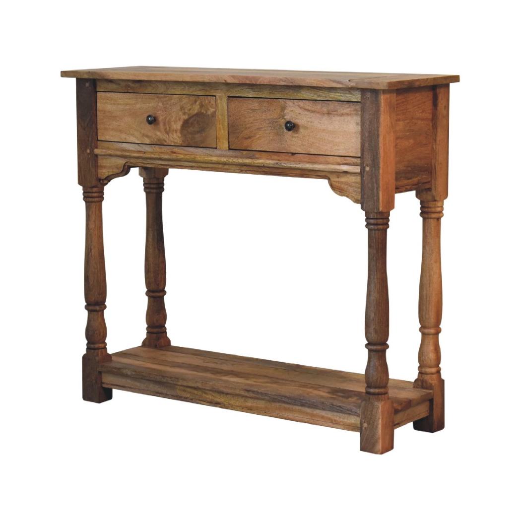 Granary Console Table | 2 Drawers | Practical Hallway Storage