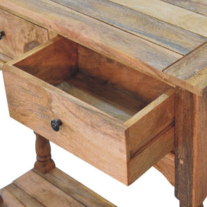 Granary Console Table | 2 Drawers | Practical Hallway Storage