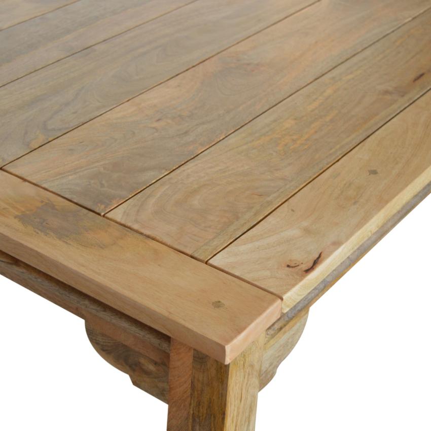 Granary Extendable Mango Wood Dining Table | Turned Legs | 255cm